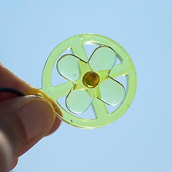 Angst Spinner Anheng Resin Form Smykker Støpeform DIY Håndverksform Halskjede
