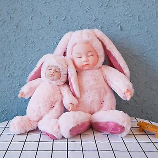 JUSCH Realistisk Babydocka Flicka, 10 Tum Fake Babydocka, Babydockor för Flickor och Pojkar 2+ År, Leksaker