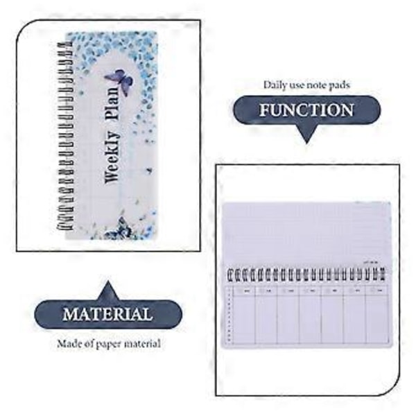 Multifunksjonell Notatbok Binder Planlegger Organizer Student Akademisk Planlegger Studenttilbehør