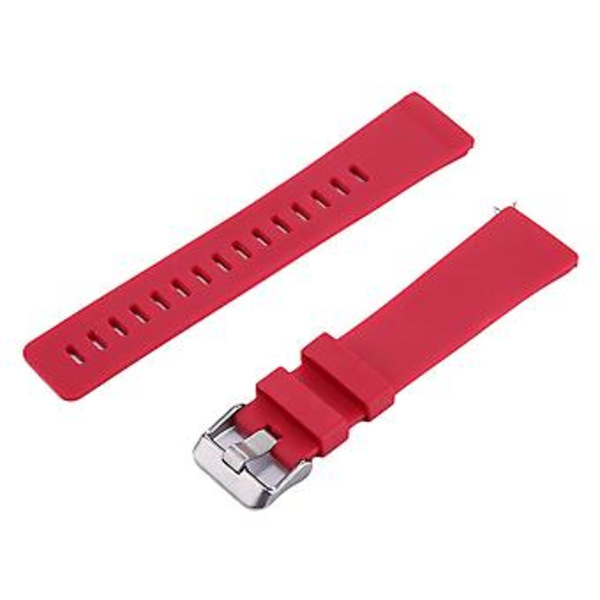 Silikon Urrem til Fitbit Versa / Versa 2 (Rød)