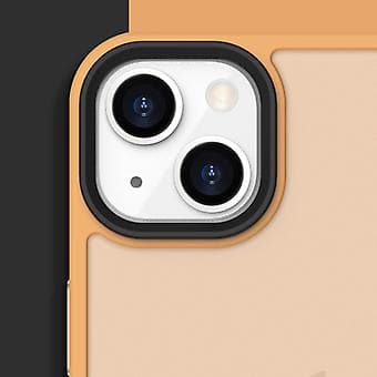 Läpinäkyvä huurrettu kuori iPhone 12 / 12 Pro:lle