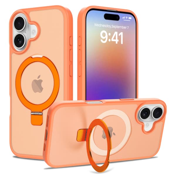 iPhone 17 Pro Max Magnetiskt Ställ Fodral - Två-i-Ett Telefonskydd iPhone 16 pro max