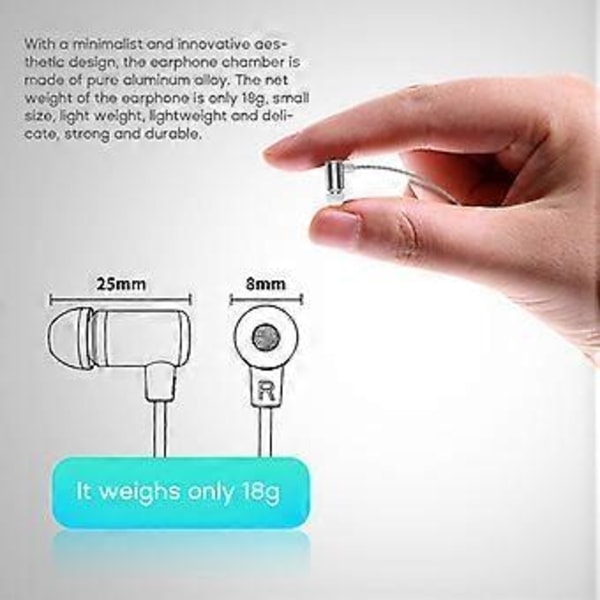 KZ Hörlurar HIFI Ljud Dynamiska In-Ear Trådbundna Hörlurar med Mikrofon Headset (med mikrofonversion)
