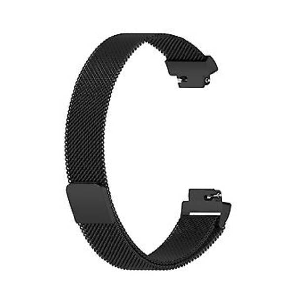 Fitbit Inspire 2:lle Milanese-ranneke S (Musta)