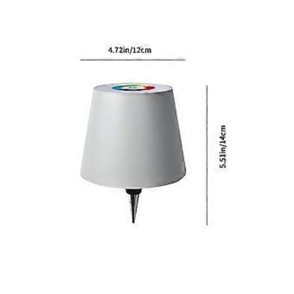Langaton pullolamppu, 3 värin portaaton himmennys LED-viinipullolamppu, 50% tarjous (RGBW valkoinen)