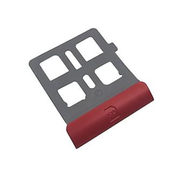 Spelkortplats Uttag Skydd Ersättningsram för 3DSXL 3DSLL (Röd)