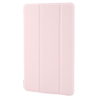 Tri-fold lærtablettveske for Samsung Galaxy Tab A9 (Rosa)