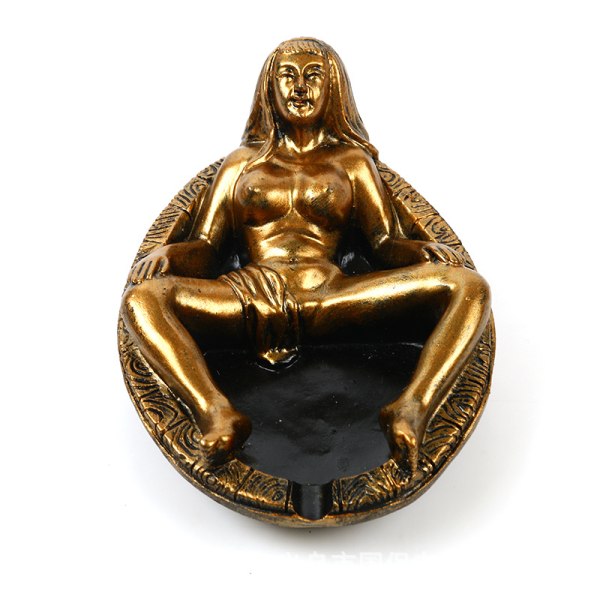 Little Beauty Bathing Figurine Sexy Women Cigar Ashtray for