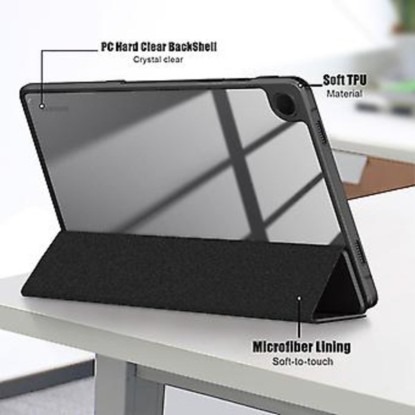 3-taitettava PC-tabletin suojakuori Samsung Galaxy Tab A9+:lle (Big Eyes ME)