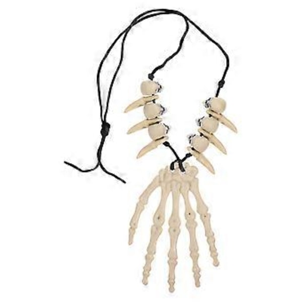 Halloween Skalle Skelett Hand Ben Halsband Halloween Party Hals Dekoration