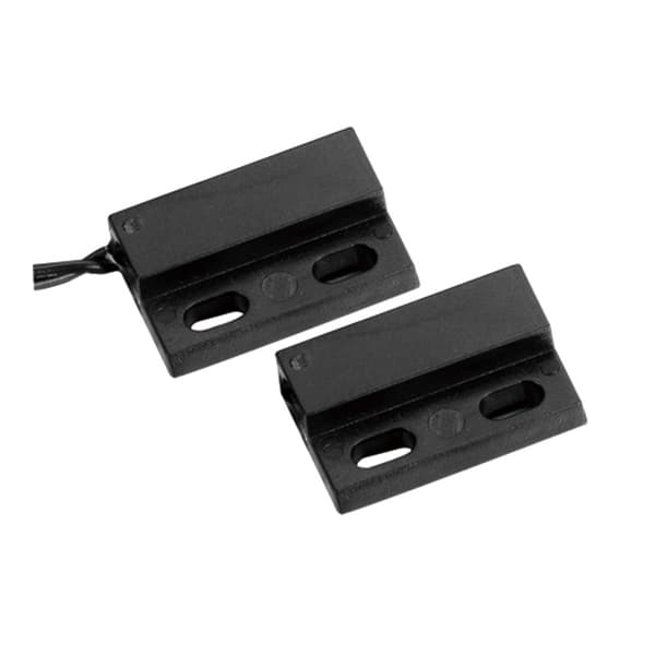 2 stk magnetisk dør sensor sort, dør og vindue sikkerhed magnetisk
