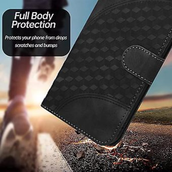 Elefantpräglad PU-fodral för Samsung Galaxy Z Flip3 5G (Svart)