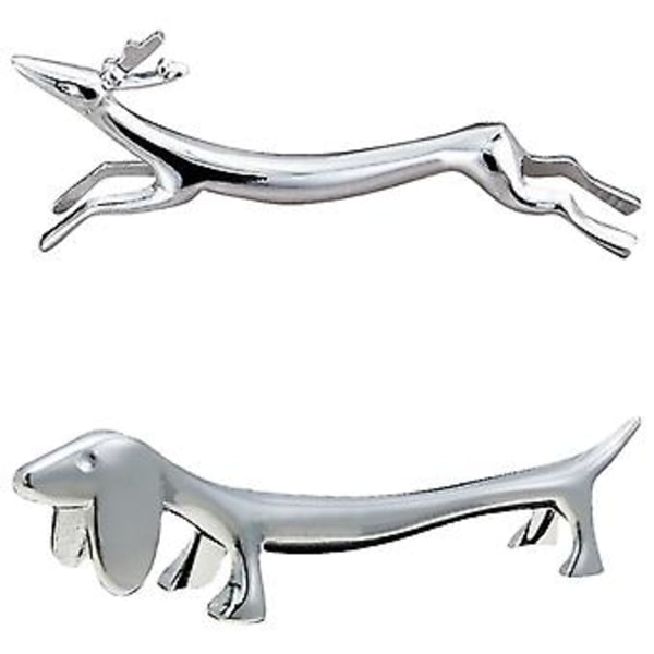 Alloy Dachshunds Vildhjort Spispinne Ram Spispinnehållare Gaffelställ Festival Julpynt