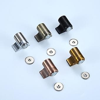 Dørstopper Magnetisk Lås Dørstopper Rustfrit Stål Legering Til Hjemmedørsinstallation Bronze
