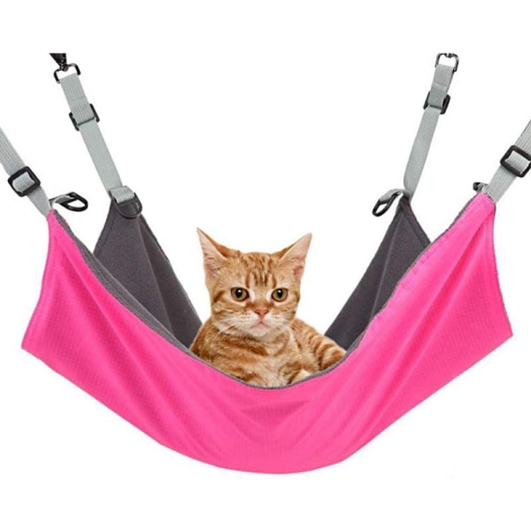 Cat Bed with Adjustable Straps and Hooks for Small Animals, Doubl