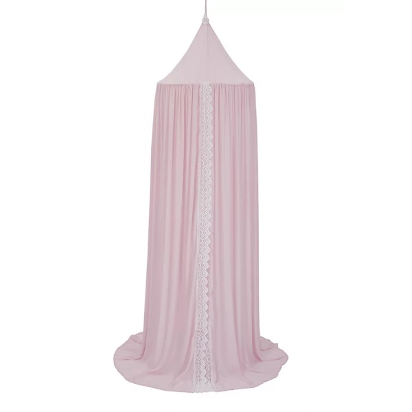pink 60 cm børneseng baldakin børneværelse dekoration Kuppelformet