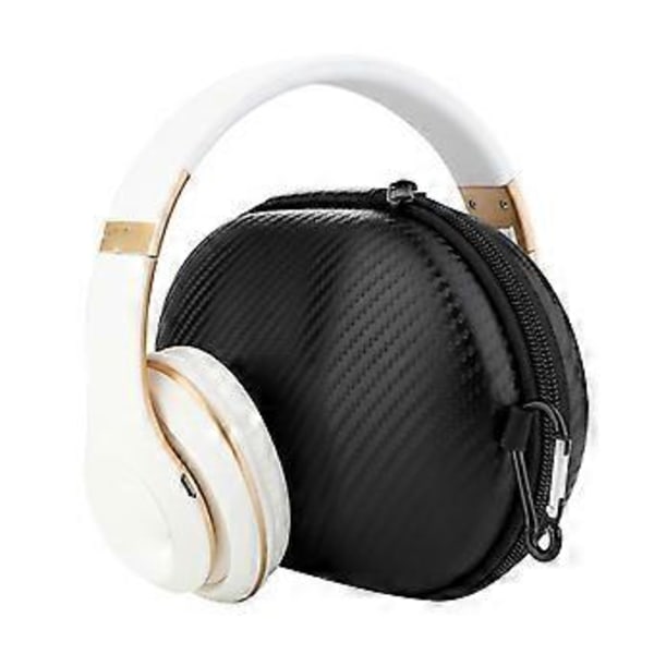 Hård EVA Hörlursväska Bärbar Reseväska för Hörlurar Förvaringspåse för Beats Solo 2 3 Studio 2.0 (Svart)
