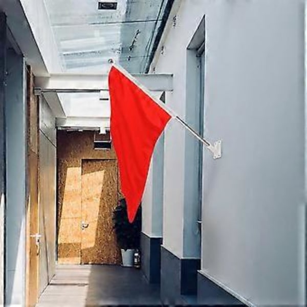 3 st Metallhållare Flaggstångsstativ Flaggstångsbas Flaggstångsfäste Flaggstångsfäste Utomhus Flagga Väggmonteringsfäste