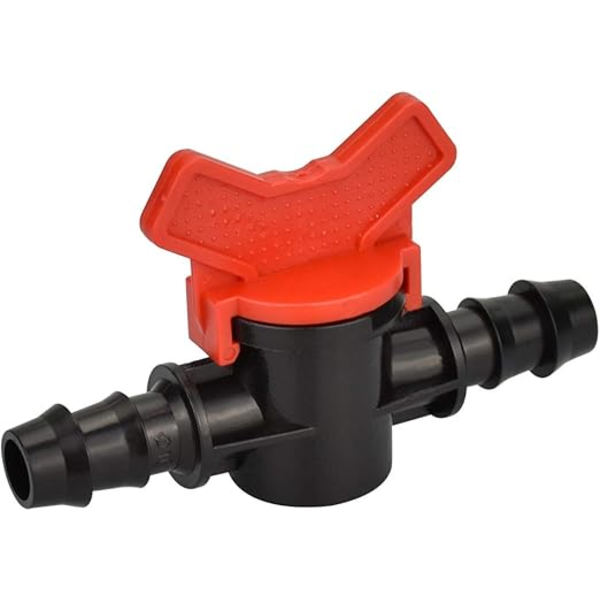 12 stk. Havehane til Slange, Slange Vandingsventil 16 x 16mm Stophane