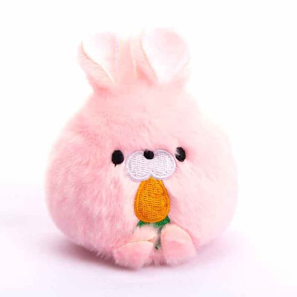 Plush nøkkelring (8x8x7cm rosa)