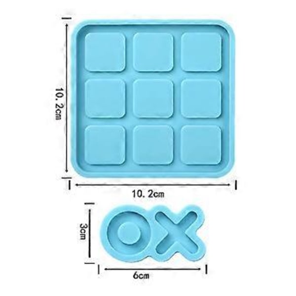 1 Set Brädspel Silikonform Schackpjäser Form Bordsspel Form DIY Silikonform