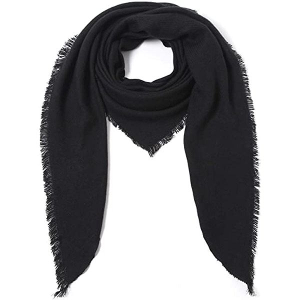 Tørklæder til kvinder Langt ternet tæppe Varmt Silkeblødt Cashmere Feel Tria
