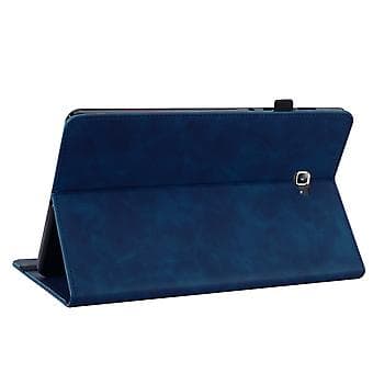 Lynlås Læder Tablet Etui Til Samsung Galaxy Tab A 10.1 2016/T580/T585 (Blå)