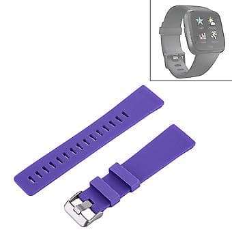 Silikonklokkearmbånd for Fitbit Versa / Versa 2 (Lilla)