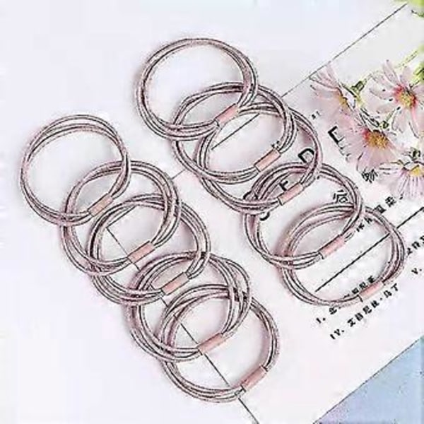 Tre i ett högelastiskt hårband scrunchie gummi/elastisk bas hårband hårrep