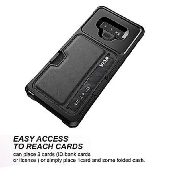 Kortholder Case til Samsung Galaxy Note9 (Sort)