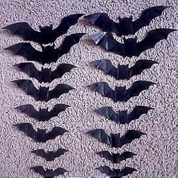 1 stans för Halloween - Tre fladdermöss i metall för stansning, mall för DIY-pyssel, scrapbooking, prägling, papperskort, album, dekoration, hantverk
