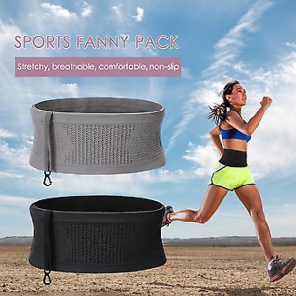 Saumaton Näkymätön Juoksuvyölaukku Unisex Urheilullinen Vyölaukku Matkapuhelinlaukku Kuntosali Juoksu Fitness Jogging Juoksu Pyöräilylaukku