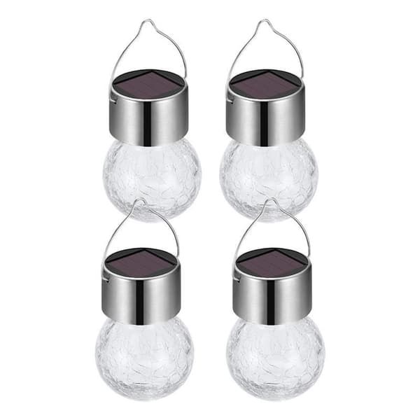 4-pack Hängande Solcellslampor Utomhus Juldekorationer, Multi-
