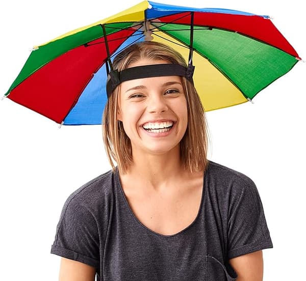 Paraplyhatt (69 cm färgglad)