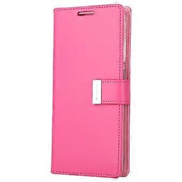 Läderfodral för Galaxy S20 Ultra (Rosa Röd)