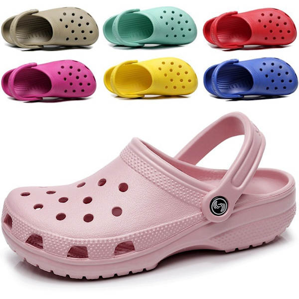 Unisex - Klassiska Kloggskor för Vuxna (rosa, M6/W8)
