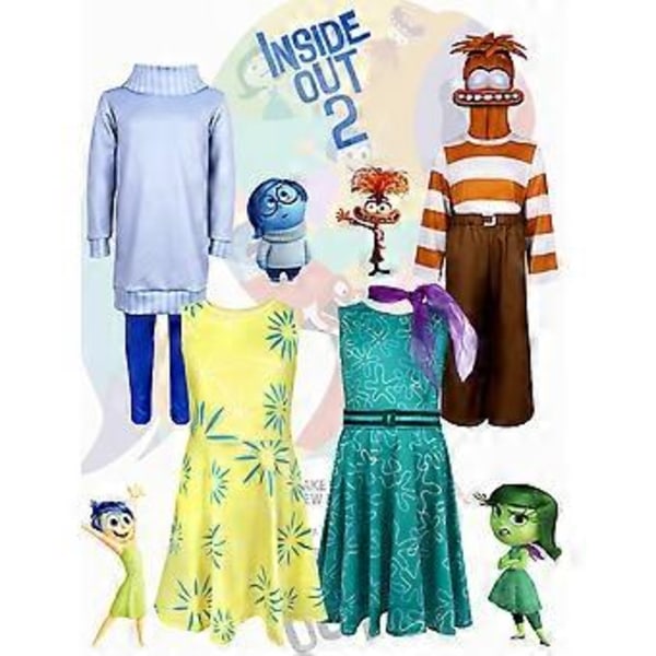 Insidan Ut 2 Cosplay Kostym Party Maskerad Jumpsuit Bodysuit Set för Män Kvinnor (150 Ledsenhet)