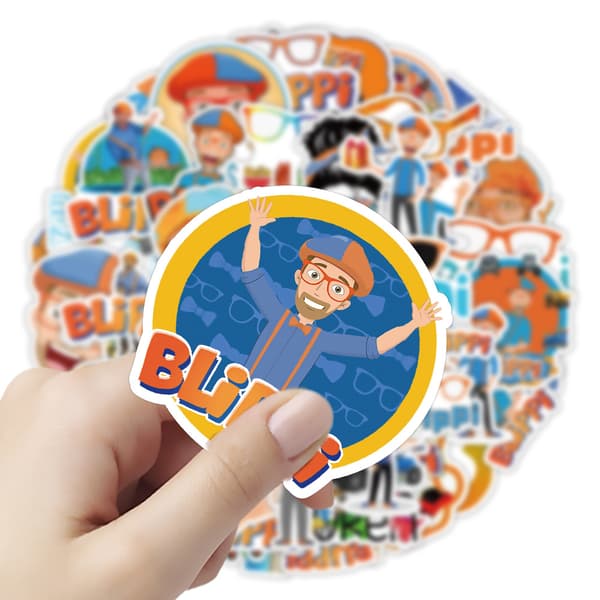 50 animerte klistremerker (stil 57)