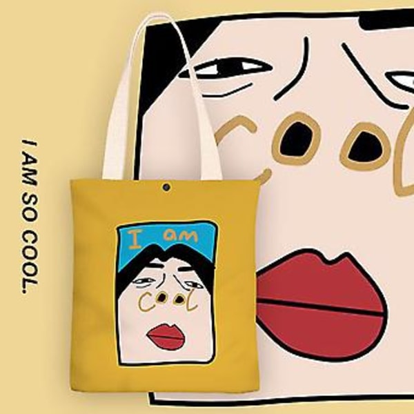 Sød Tote Bag Æstetisk Grafisk Fløjl Tote Bag Genanvendelig Indkøbspose Trendy Skole Tote Bog Tote Gave Til Kvinder