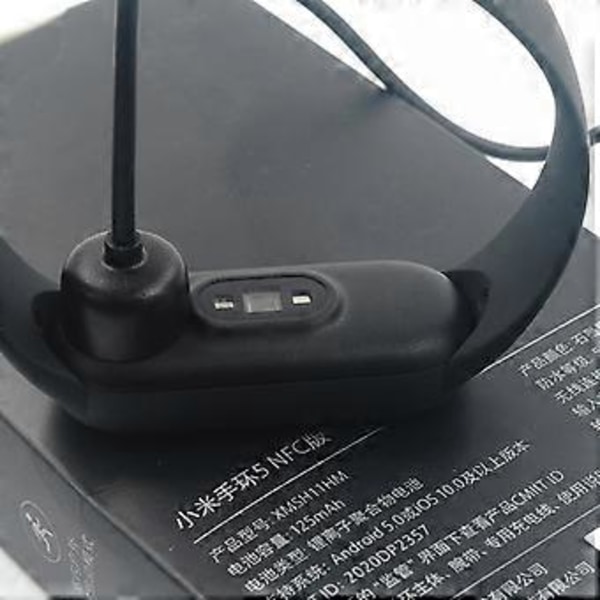 Hurtig Opladningskabel Bærbar Magnetisk Urlader Enhed Armbåndslader til Xiaomi Mi Band 6/Band 5 Smart Armbånd