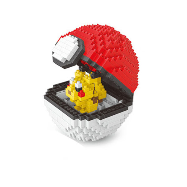 Blockleksaker, en låda med block, miniatyr 3D-pussel, mini Bl