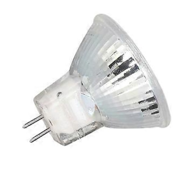 4 STK MR11 12LED Pære 2W 300LM Spotpære Dobbelt Ben Base Landskabspære Kold Hvid 6000K