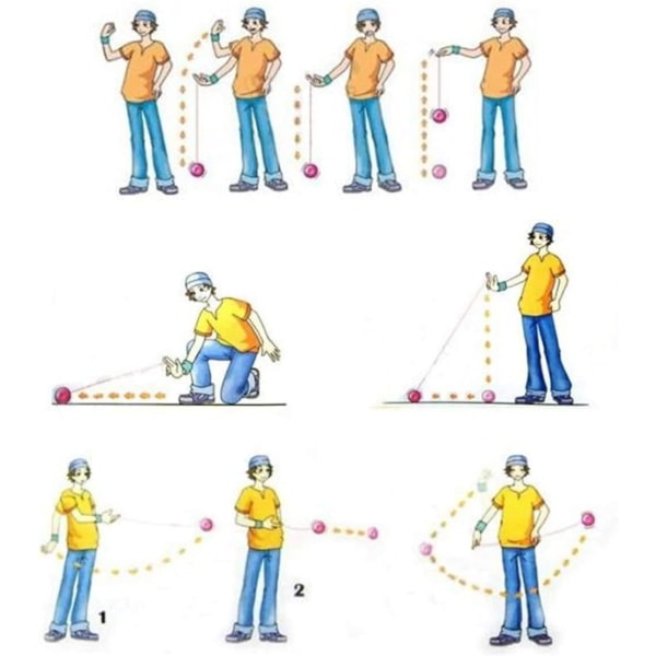 Aloittelijan jojo MAGIC YOYO K1 Helppo jojo lapsille Reaktiiviset jojot