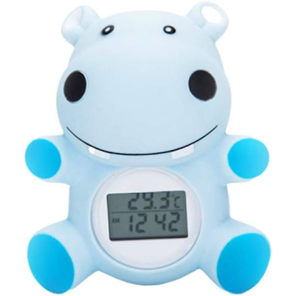 Flydende babybadetermometer, babybade legetøj med timer til