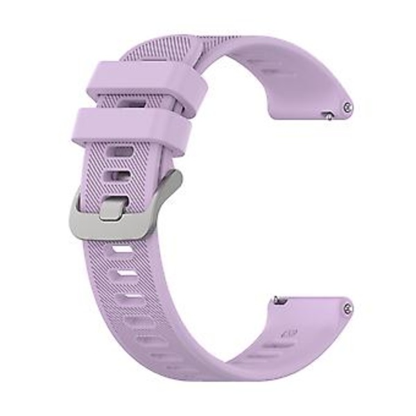 Til Garmin Forerunner 158 / 55 Twill Silikon Urrem (Lyselilla)