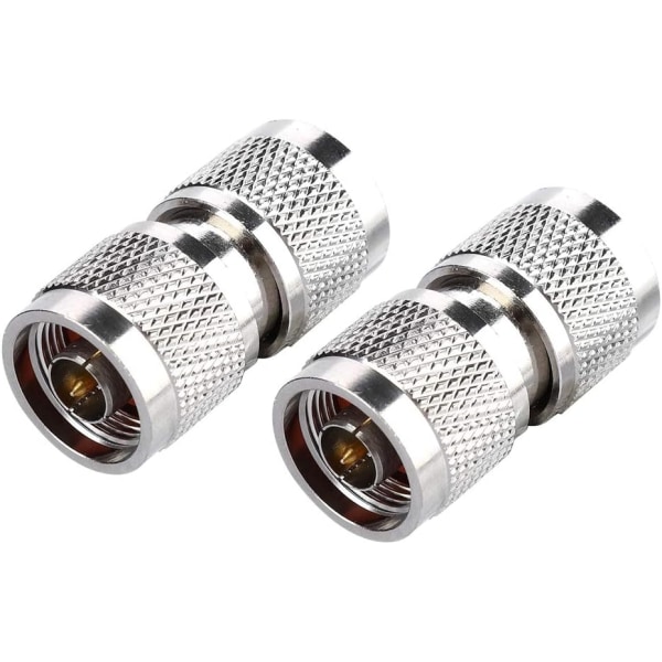 N-type stik, 2 stk. N-type han til N-type han RF koaksialantenneadapter, N-type stik, N Ma