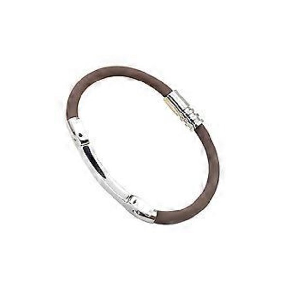 Antistatisk Armbånd Sikkert Effektivt Silikone Unisex Vandtæt Armbånd til Sport (Herre Kaffe)