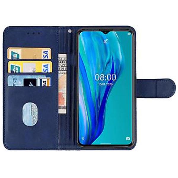 Nahkainen kotelo Ulefone Note 12:lle (Sininen)