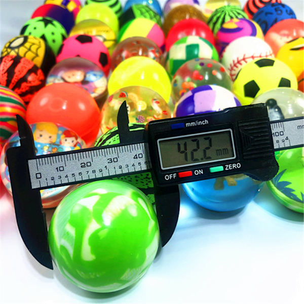 45mm sprettballer for festposer (tilfeldig stil), loddtrekninger, barnebursdager