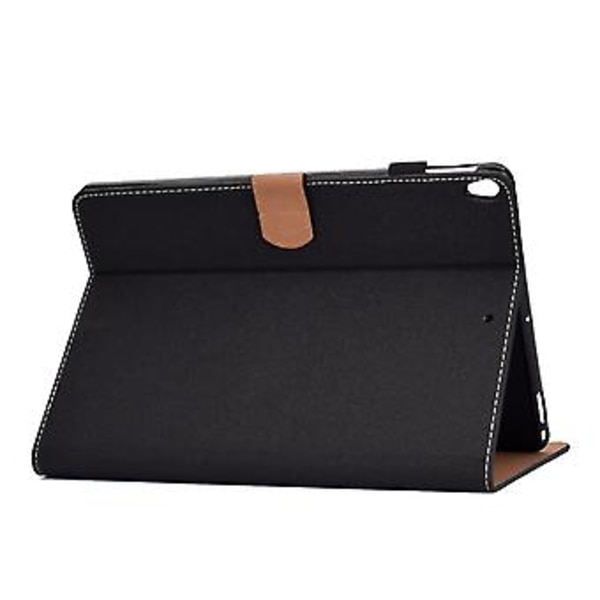 Nahkainen kotelo iPad 10.2 & 10.2 2020 (Musta)